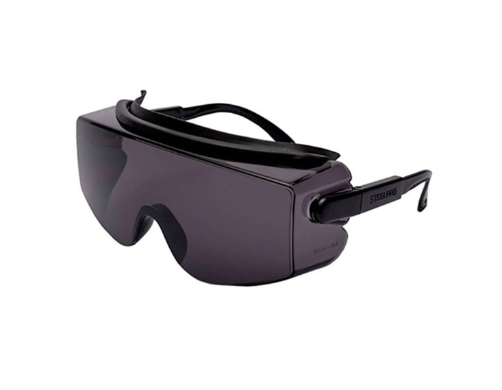 lente top gun optico gris